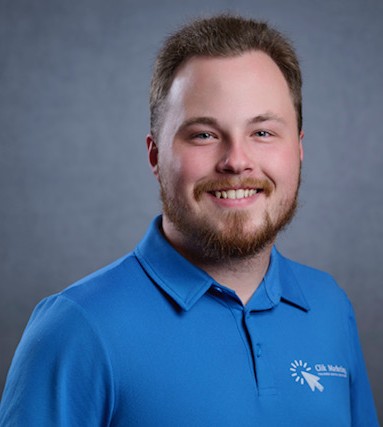 Coleton Likens smiling headshot - Founder and CEO of Clik Marketing LLC